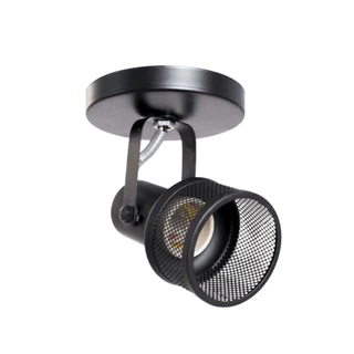 luminária Direcionável Spot Tela Sobrepor Para 1 Lampadas Teto Parede Casa Sala Quarto Par20 Led Bulbo E27