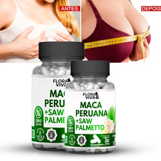 Maca com Saw Palmetto 500mg