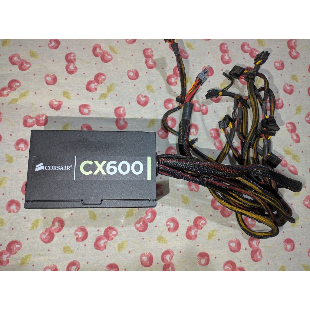 Alimentation PC Corsair CX600 600W – Modèle 75-001668, Testée Et Fonctionnelle
