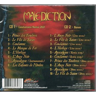 Cd Duplo Malediction - Condamnés Digipack Nacional (2024) | Shopee Brasil