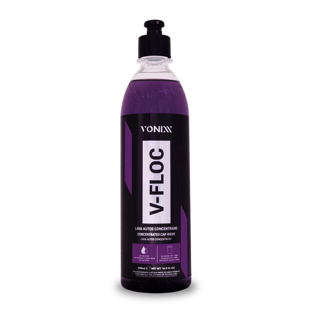 Shampoo Automotivo Neutro concentrado V-floc 500ml VONIXX