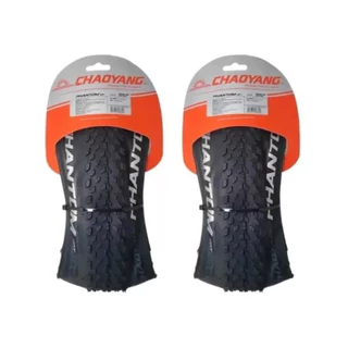 Par Pneus Bicicleta Mtb Chaoyang Phantom Dry Aro 29 X 2.20 Kevlar Tubeless Sem Arame