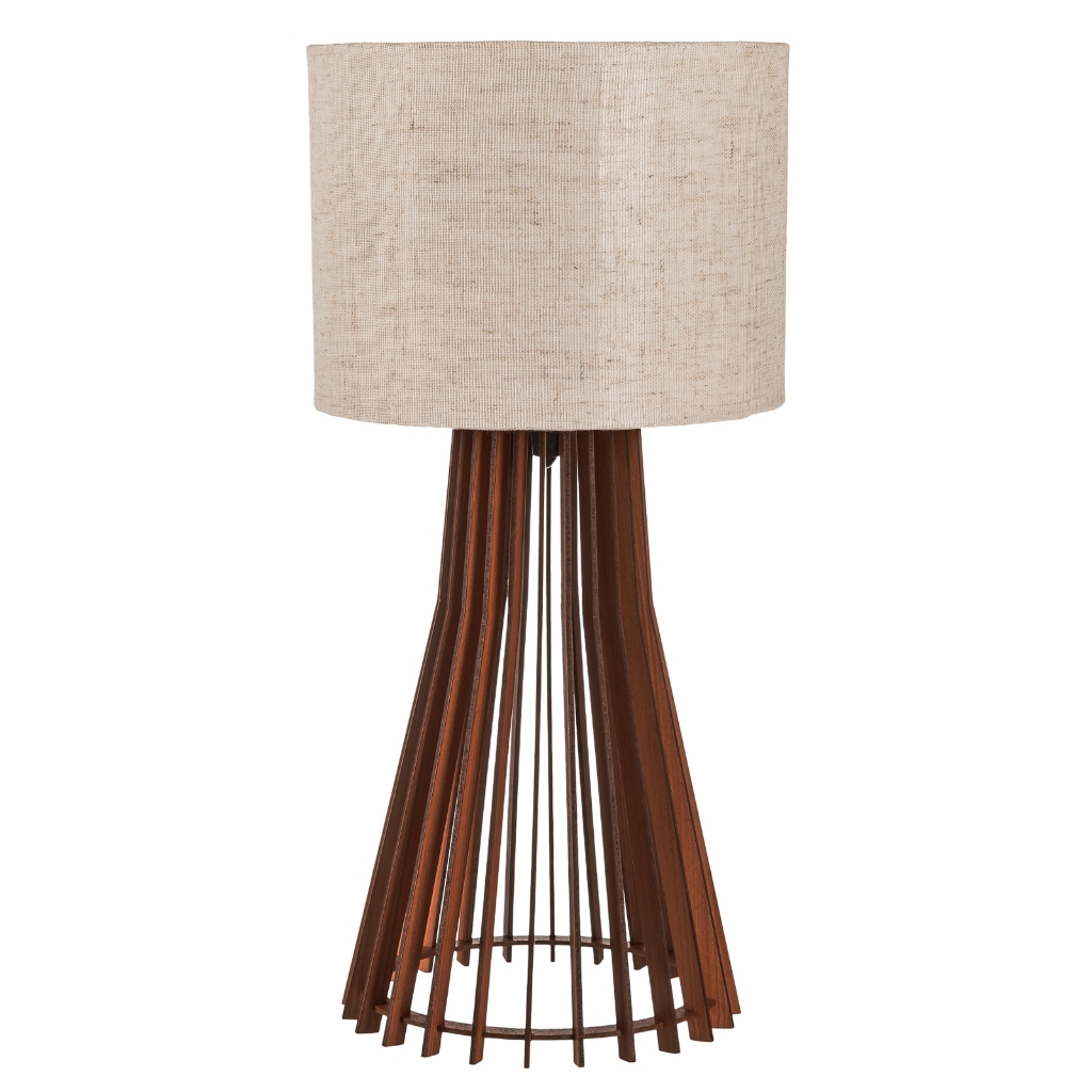 Abajur Rústico De Madeira Para Decorar Quarto, Sala De Estar | Shopee ...