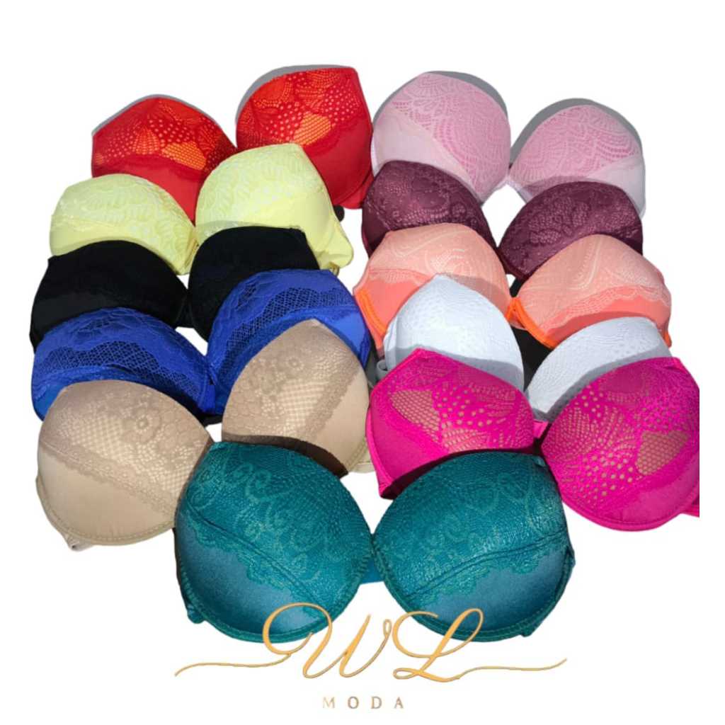 LINGERIE NO ATACADO - KIT COM 10 CONJUNTOS SUTIÃ + CALCINHA - PROMOÇÃO