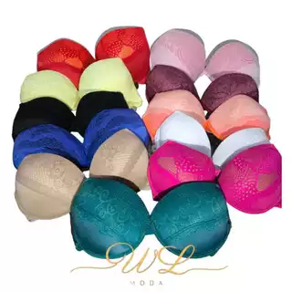 LINGERIE NO ATACADO - KIT COM 10 CONJUNTOS SUTIÃ + CALCINHA - PROMOÇÃO