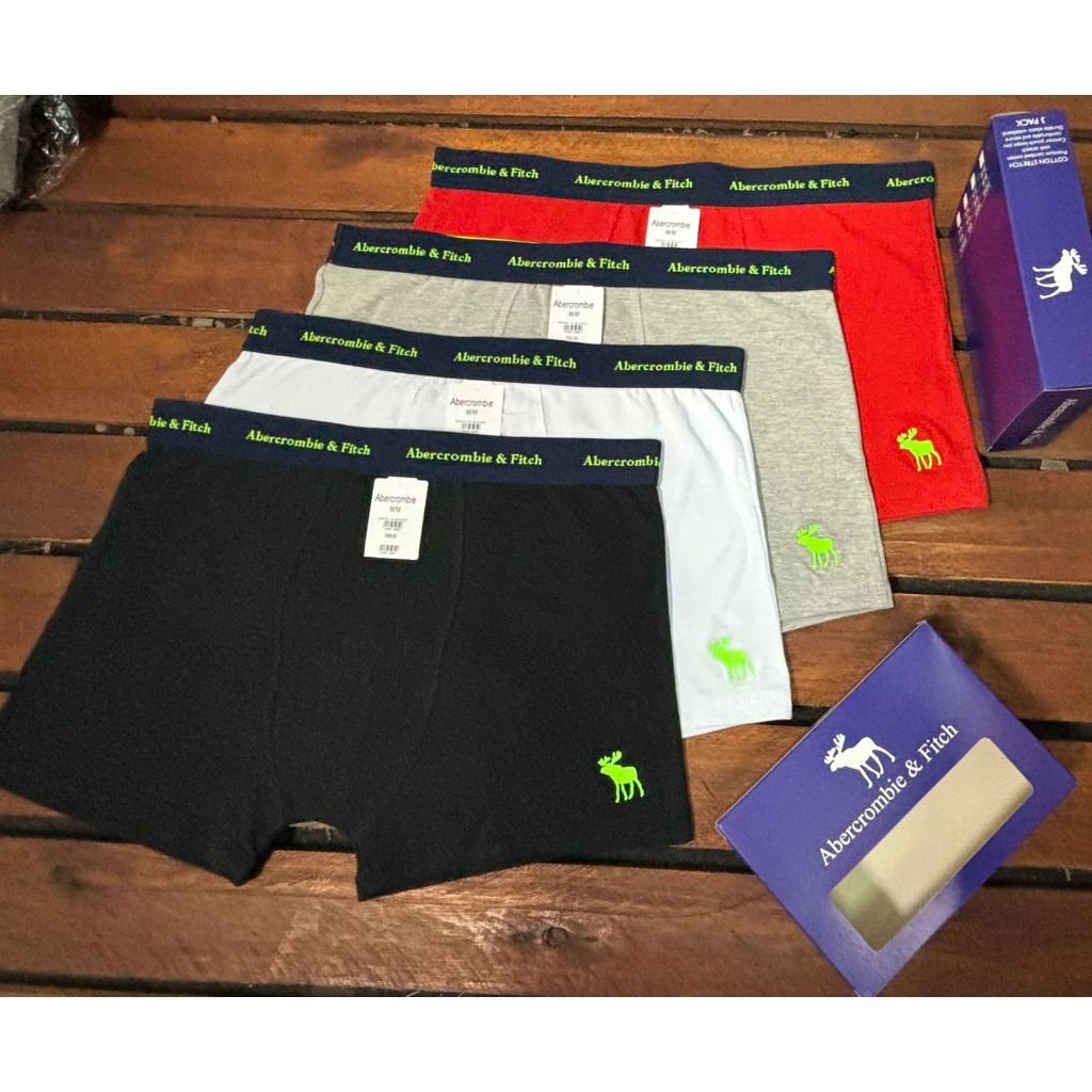 Kit 6 e 3 cuecas Box Abercrombie algodão Exclusivo envio imediato - cueca