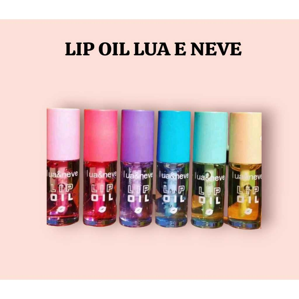 kit 6 Lip Oil Frutinhas Lua & Neve Brilho Labial Sabores -LN2201 ...