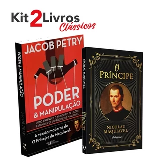 Kit 02 Livros - Poder e manipulação e O Príncipe