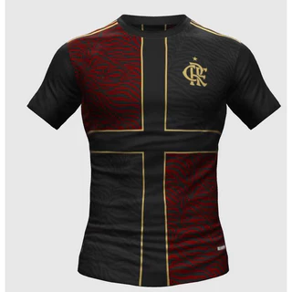 24/25 Camisa De Equipe Masculino FLMG edição especial preta Tailandês