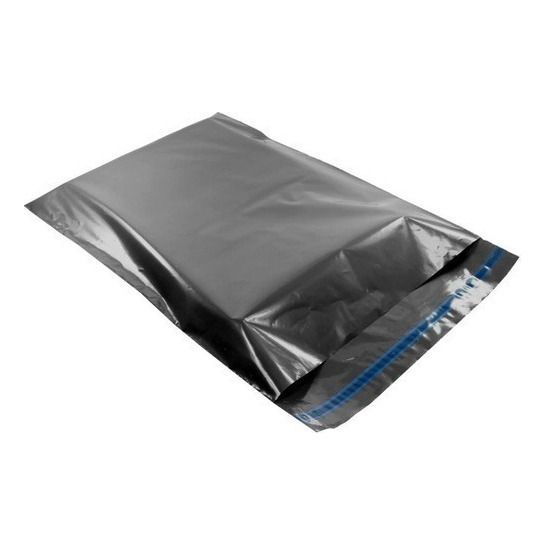 Kit Envelope de Segurança com 100 unidades embalagem cinza auto colante ...
