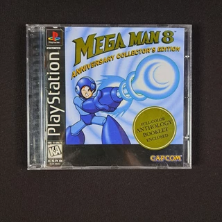 Megaman 8 Prensado Cd prata Ps1 - Playstation 1. Mega Man 8