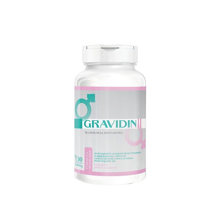 Suplemento Alimentar Com Vitaminas Para Engravidar Gravidin Cápsulas ...