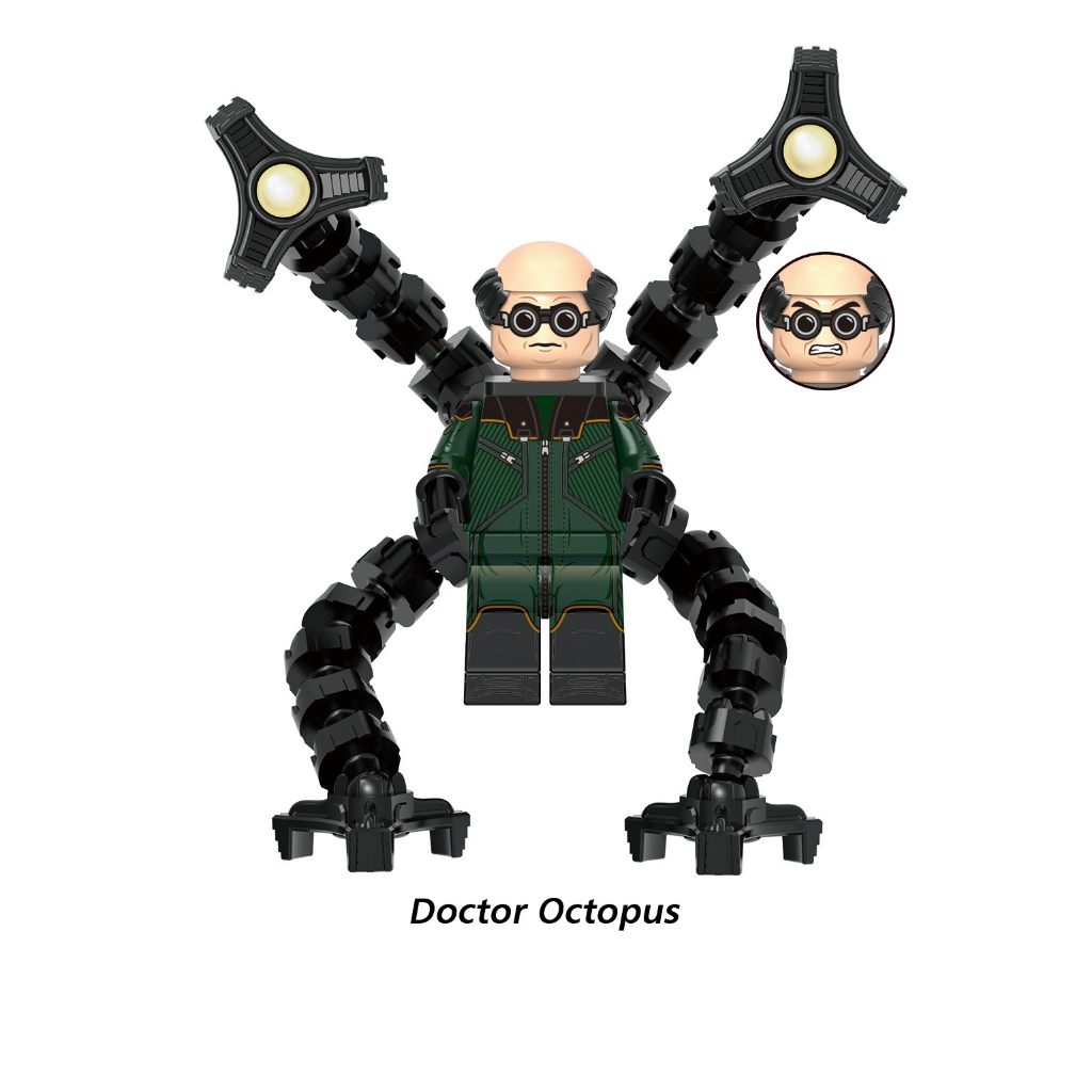 Spider man minifigure de coleção mister negative black cat miles
