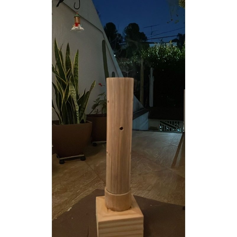 FarBoat 2 Portacenere In Bambù Per Incenso - Scatola Bruciatore Con Raccolta Cenere, Quadrilatero, 235x34x24 Mm, Finitura Naturale Verniciata - 3