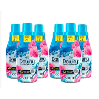 Kit 6 Amaciante Downy concentrado brisa de verão 500 ml