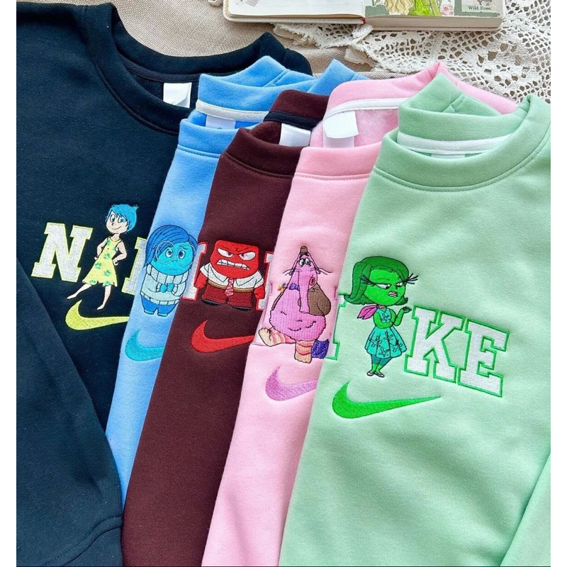 Moletom Divertidamente - Inside out NKE Bordado | Casal | Amizade