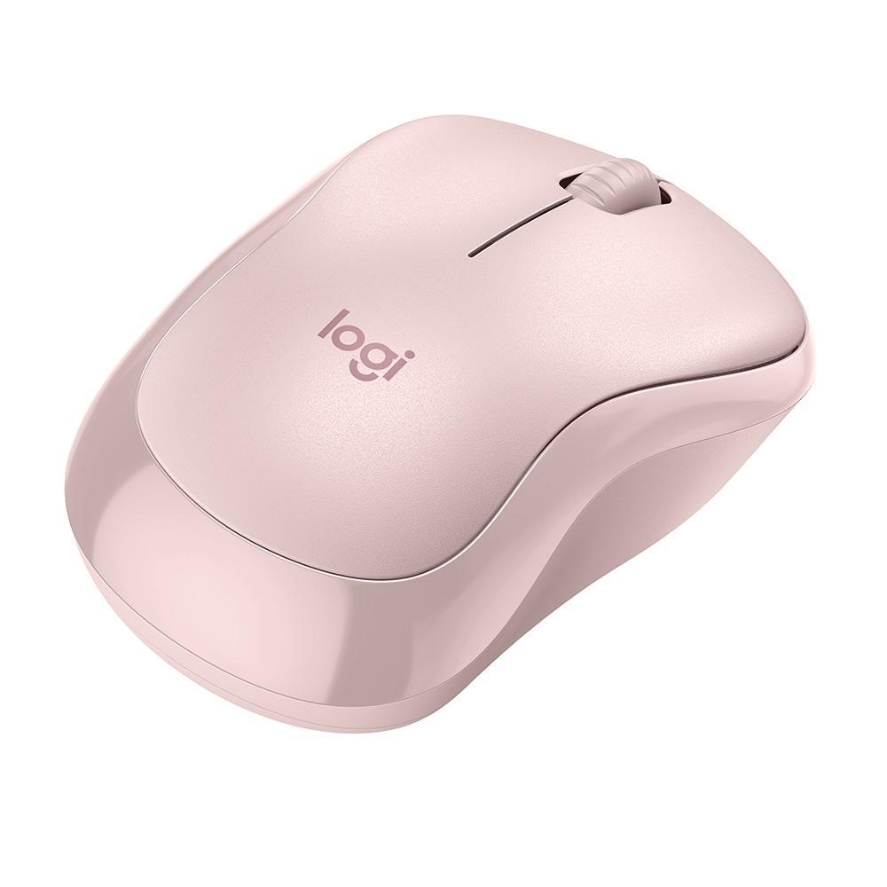 Mouse Logitech Bluetooth M240 Silent 1000 DPI Rosa para Celular Tablet Notebook com Bluetooth