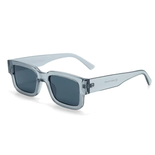 Óculos De Sol Moda Masculinos Quadrados Retro Cristal Vibe Proteção UV