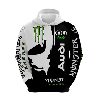 Blusa Masculina Moletom Audi Moto Skull