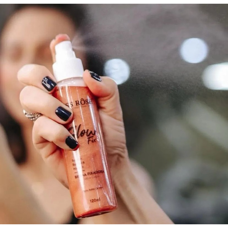 Bruma Glow Fix Miss Rôse Fixadora - Miss Rose | Shopee Brasil
