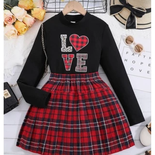 saia colegial pinssada infantil