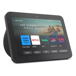 Amazon Echo Show 8 de 3ª geração com assistente virtual Alexa preto 110/220V