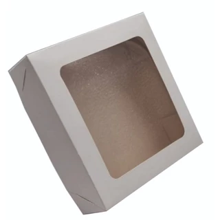 Caixa Visor - Várias Cores - 20X20X6 (cm) - 10/20/30/40/50 Unidades
