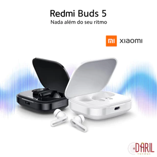 Fone de Ouvido Redmi Buds 5 Preto - Xiaomi Original
