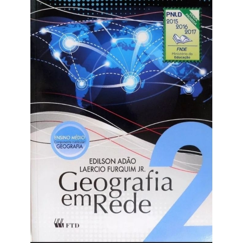 LIVRO - GEOGRAFIA EM REDE 2 - ENSINO MÉDIO ( De Edilsin Adão ) | Shopee ...