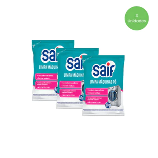 KIT 1 LIMPA MAQ LAV ROUPA 80G PO SAIF