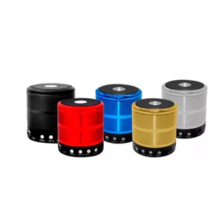 Kit 10 pçs de Caixa De Som Portátil Speaker cor de perto Ws-887