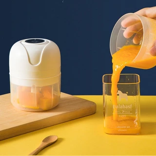 Mini Processador Triturador De Alimentos Elétrico 250ml Sem Fio Recarregável Alho Legumes Utensílios de Cozinha