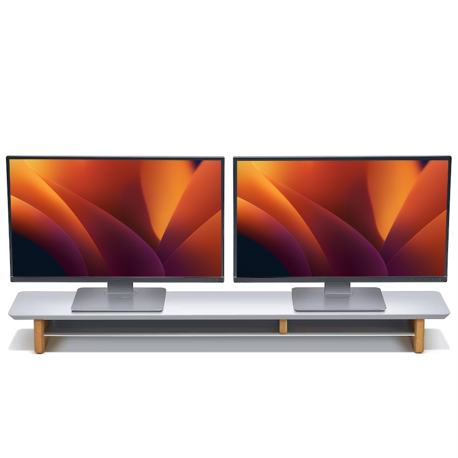 Stand Monitor Ktronic V2 Pro Grande Cor Branco Laqueado