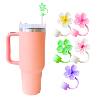 KIT COM 2 ALEATÓRIO TAMPA CAPA PROTETORA DE SILICONE PARA CANUDO PROTEÇÃO ANTI POEIRA SUJEIRA