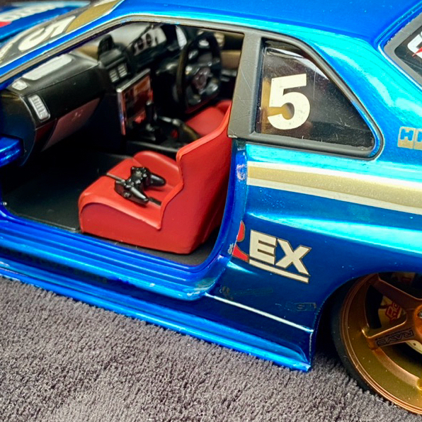 Maisto ミニカー 1:24 ET ダットサン ピックアップ＋R34 GTR No
