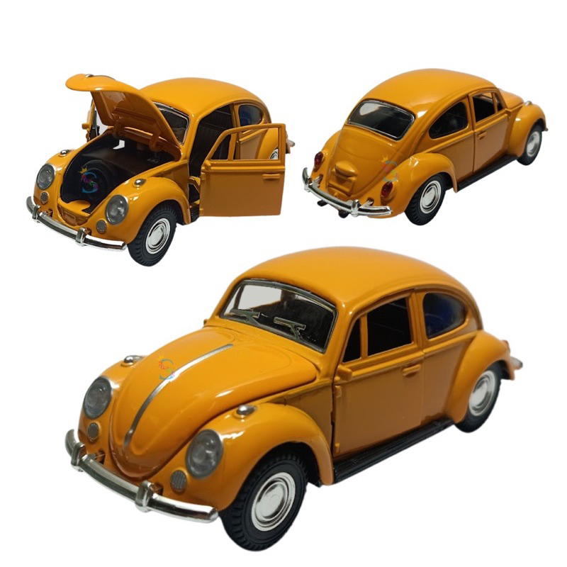 Carrinho De Ferro Fusca Fusquinha Abre Porta Cap Fric O Miniatura