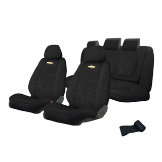 Capa Banco Automotivo Tecido Grosso Original Chevrolet Novo Corsa Classic 2007 a 2016 Jogo Completo + Capa de Volante de Costurar