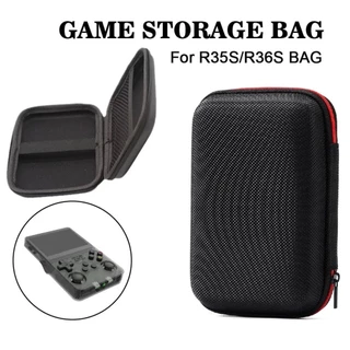 Case Armazenamento Para Console Portátil R36S / R35S Anbernic RG35XX Miyoo Mini Plus - Estojo bolsa capa de proteção