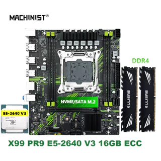 Kits Intel Xeon X99 PR9 E5-2640 V3 + 16Gb DDR4 ECC (2x8Gb) PC Gamer PROMOÇÃO