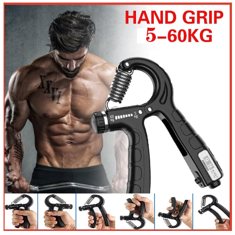 Hand Grip BPS 5-60KG Contador De Pulso Ajustável Resistente À Mão Para Braço Dedo Exercitador Antebraço