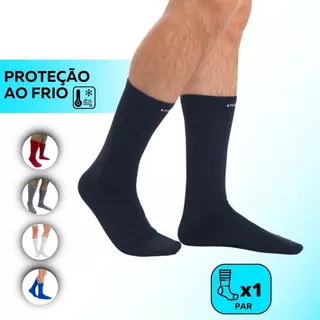 Meia Térmica Segunda Pele Flanelada Snugg Proteção ao Frio