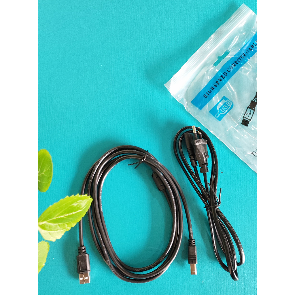 Cabo De Força + Cabo Usb 2.0 Deskjet Ink Advantage - 2136 2676