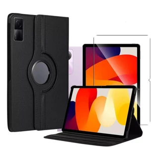 Kit Capa Capinha Giratória 360 Flip Película De Vidro Para Xiaomi Redmi Pad SE 11 2023