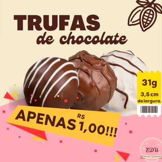 Trufas Recheadas 50 unidades