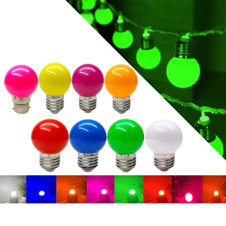 Bolinha Lâmpada Galaxy Colorida 1,5W 220V G45 Base E27 220V