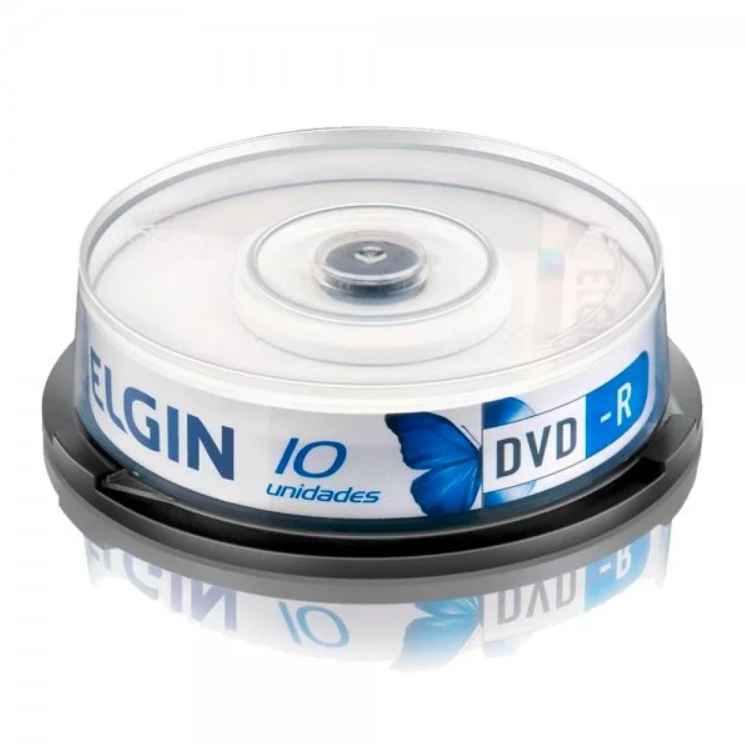Mini Dvd-r Mini DVD Elgin 1,4 Gb 8x - COM 10 UNIDADES | Shopee Brasil