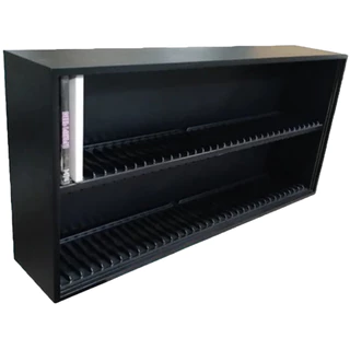 Estante 70 Lugares P/ Dvd - Coleção - Expositor ( Preta )