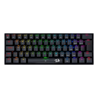 TECLADO MECANICO GAMER DRAGONBORN RGB PRETO SWITCH AZUL ABNT2