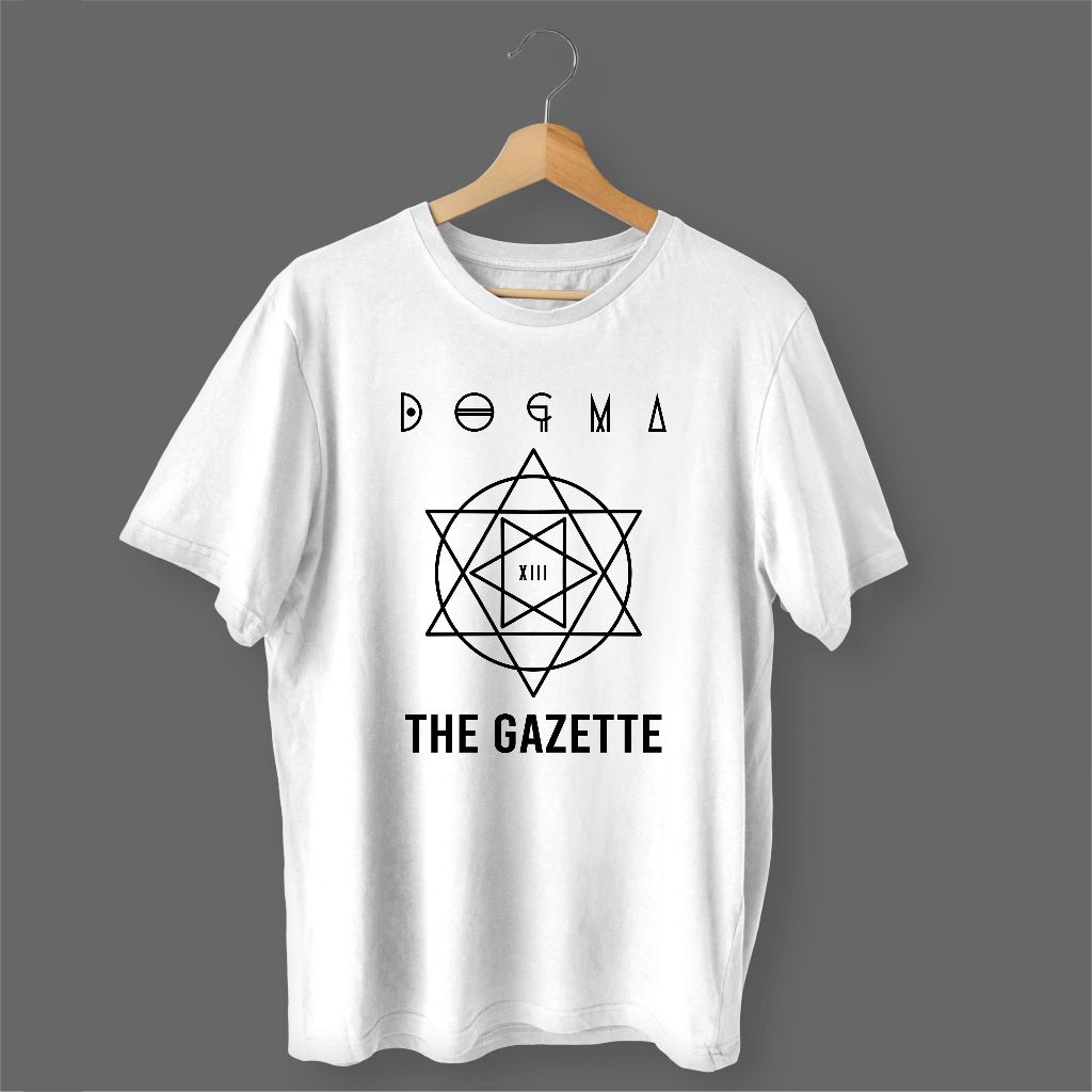 Camiseta The Gazette Dogma JRock Visual Kei 100% Algodão/Poliéster