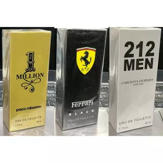 Perfume Masculino 3 Und - Perfume de 50ml